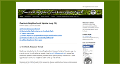 Desktop Screenshot of overlookneighborhood.org